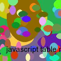 javascript table rows